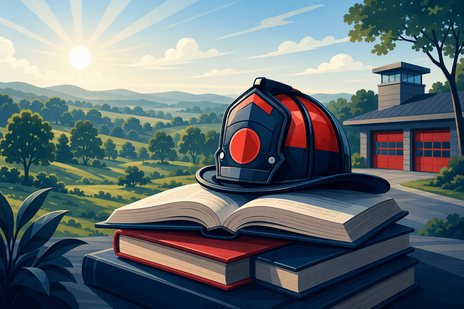 Wildfire preparedness - illustration, Jake Team LLC