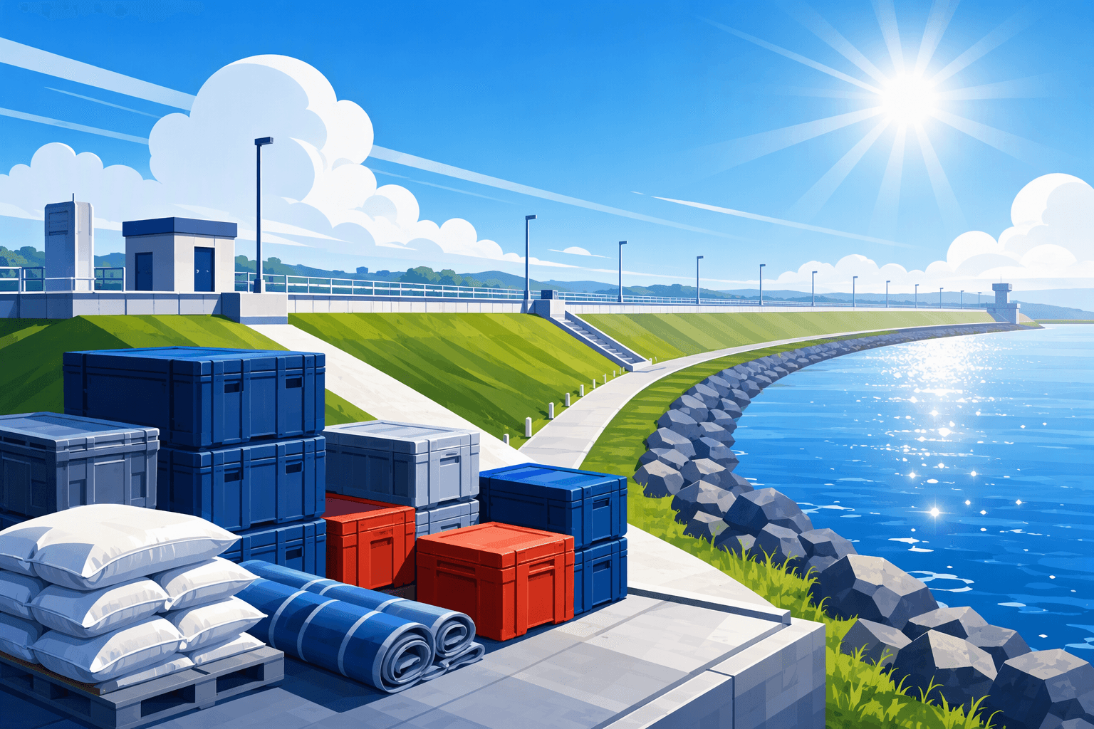 Flood preparedness - illustration, Jake Team LLC