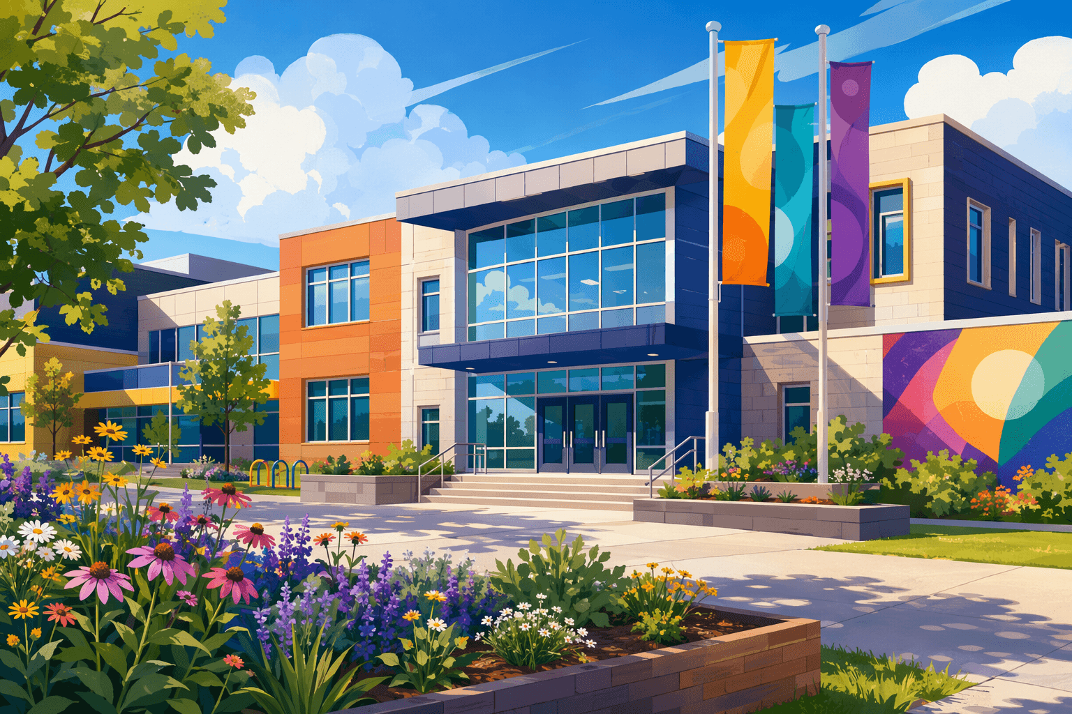 Farm to School - illustration, Jake Team LLC