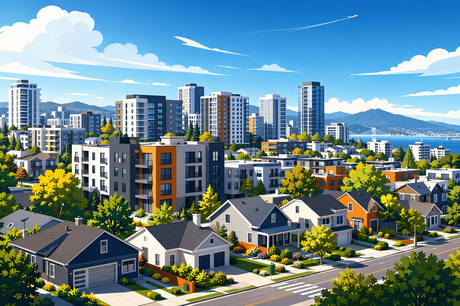 California housing - illustration, Jake Team LLC