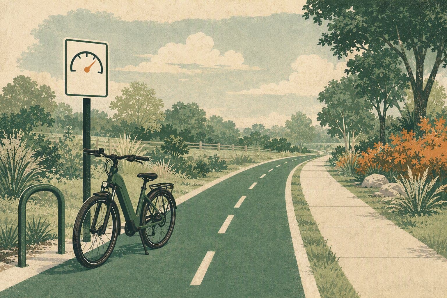 E-bike speed limits - illustration, Jake Team LLC