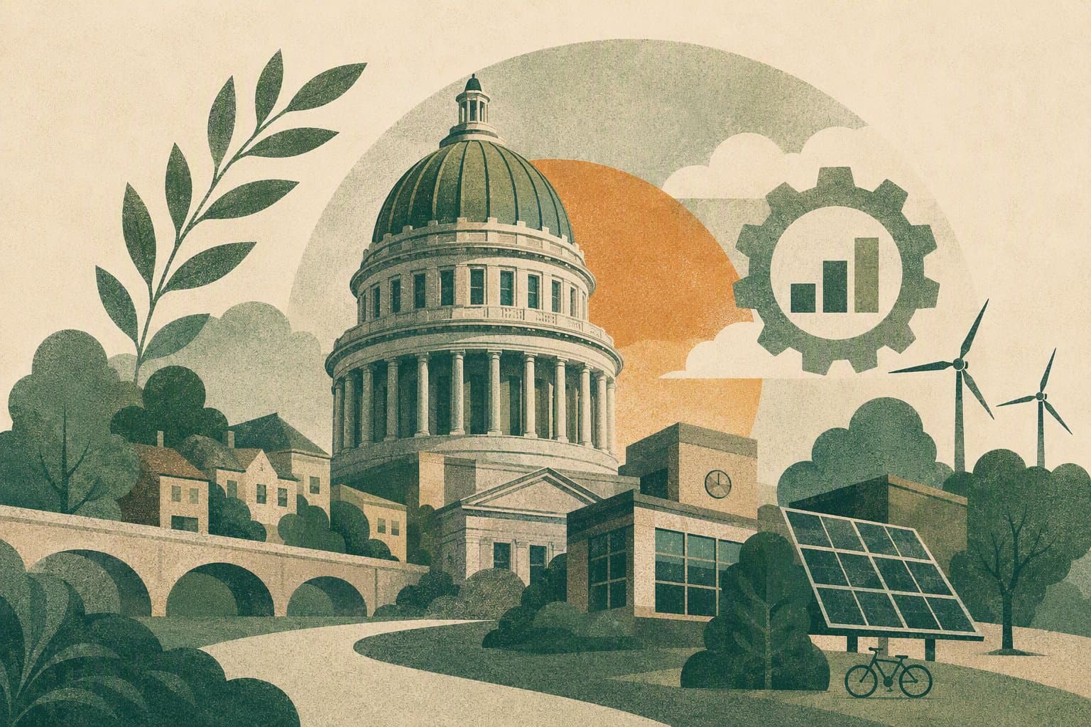 Civic Infrastructure - illustration, Jake Team LLC