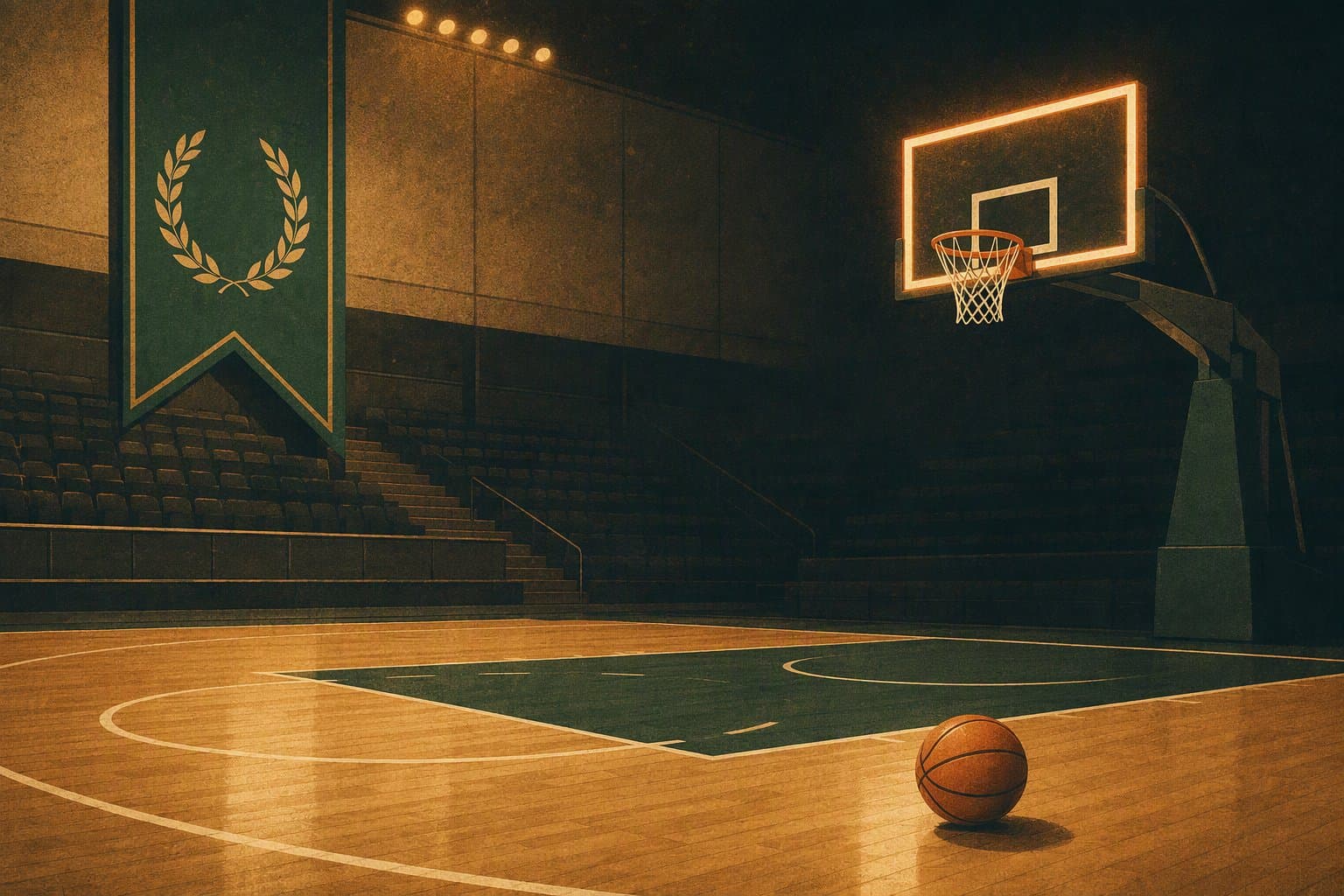 Basketball Victory - illustration, Jake Team LLC