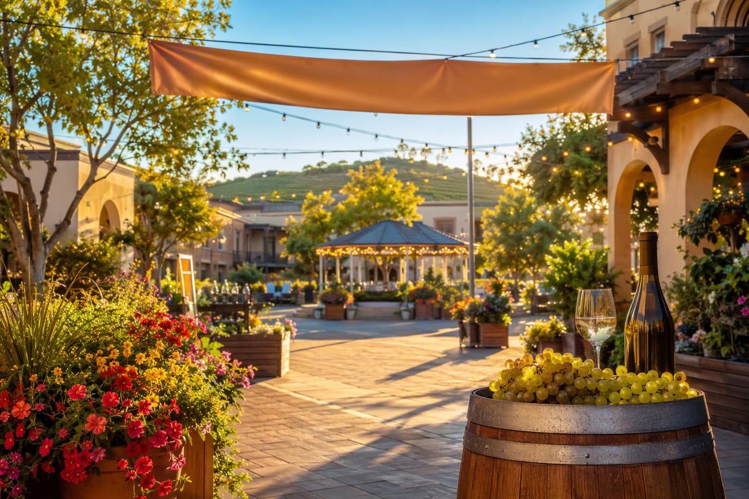 Livermore Valley wine celebration - illustration, Jake Team LLC