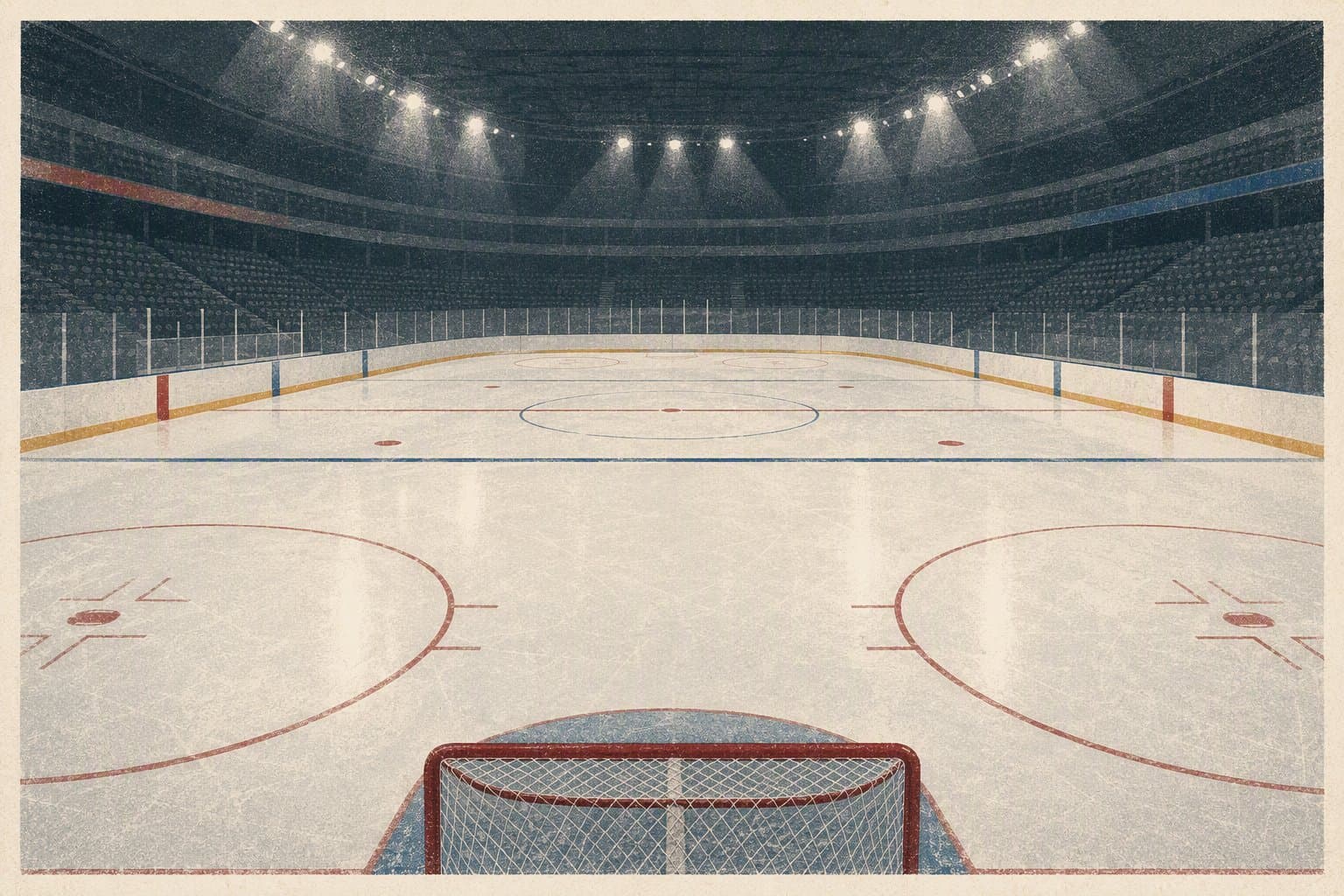hockey rink tension - illustration, Jake Team LLC