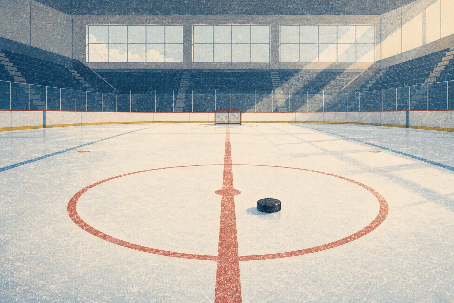 Hockey Arena - illustration, Jake Team LLC