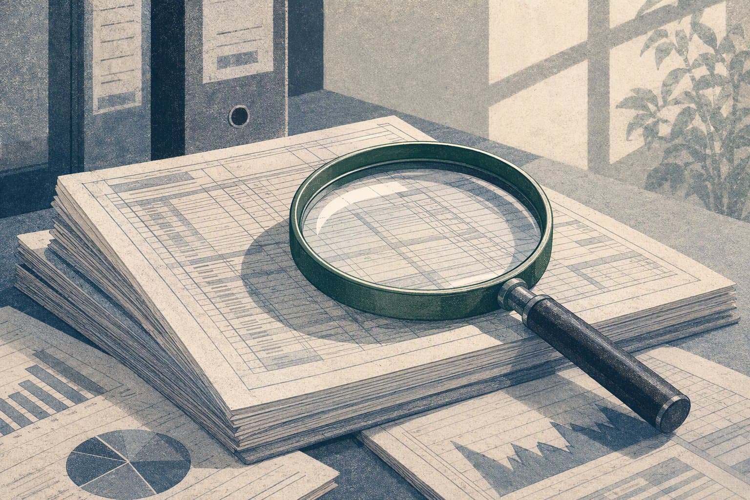 Audit Oversight Gap - illustration, Jake Team LLC