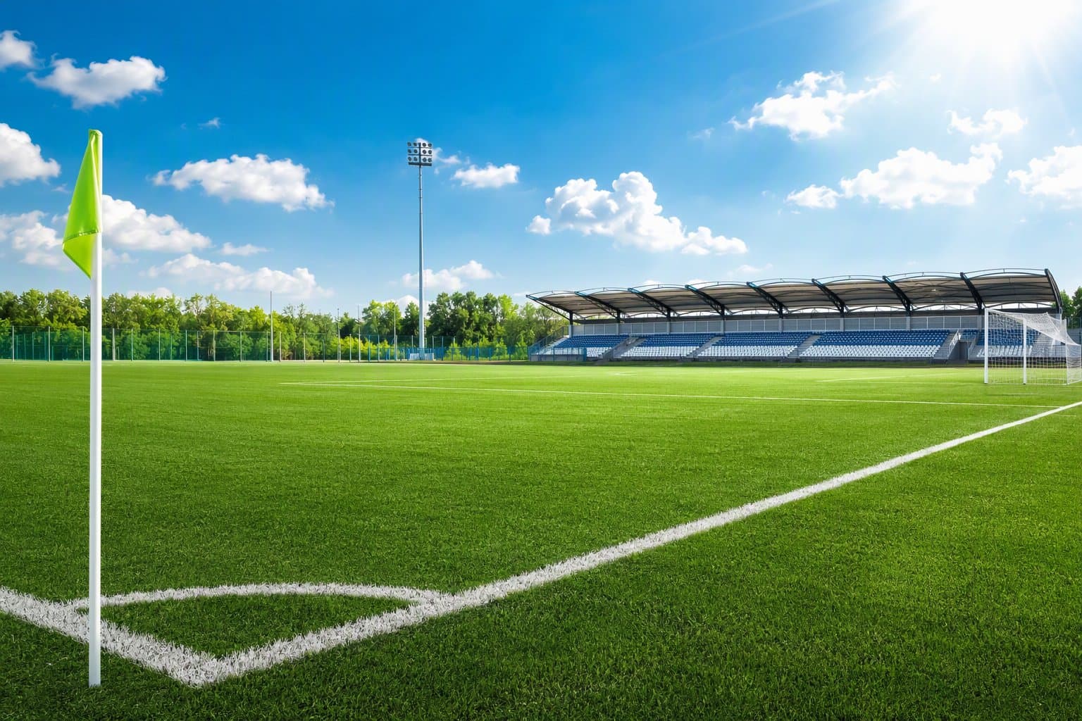 Soccer stadium field - illustration, Jake Team LLC