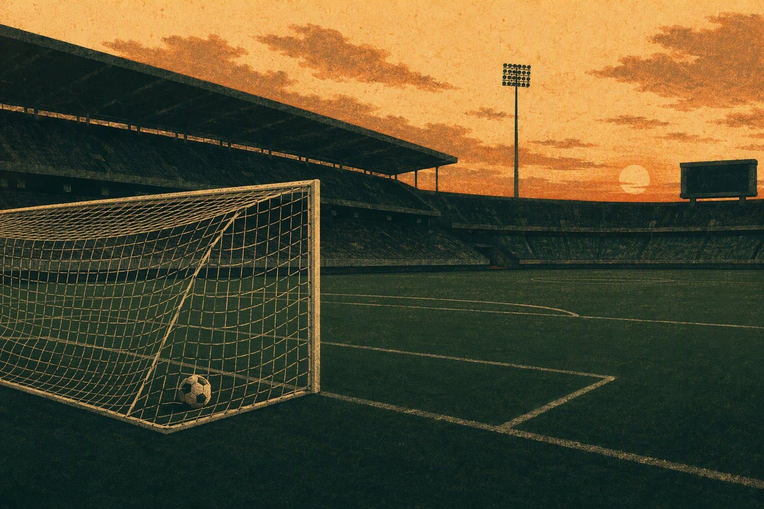 Late winning goal - illustration, Jake Team LLC