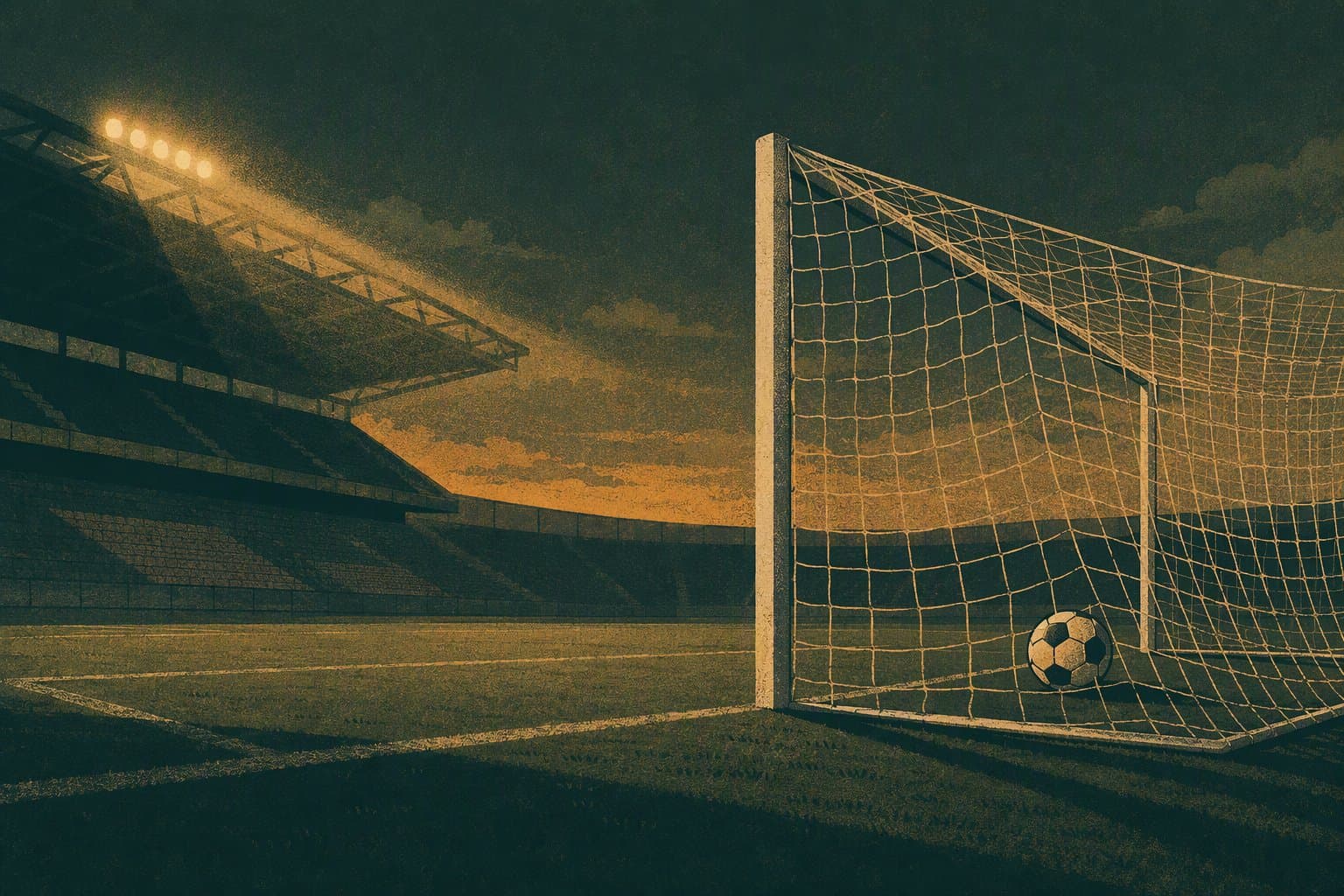 Late Goal Drama - illustration, Jake Team LLC