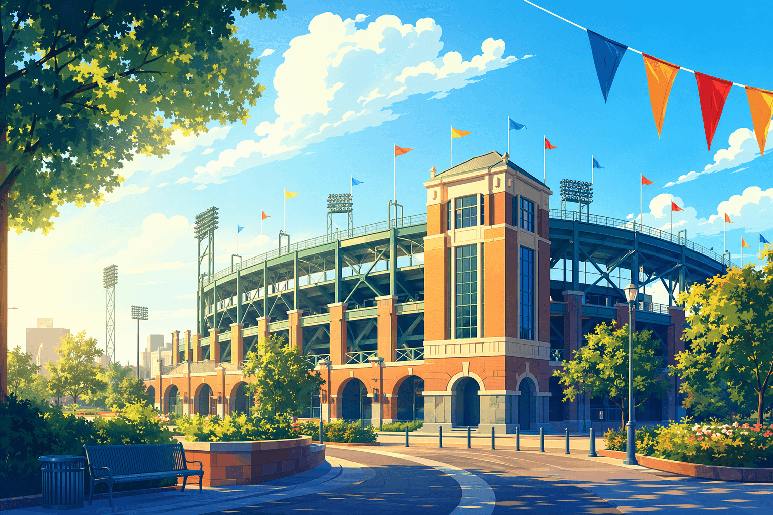 baseball game - illustration, Jake Team LLC