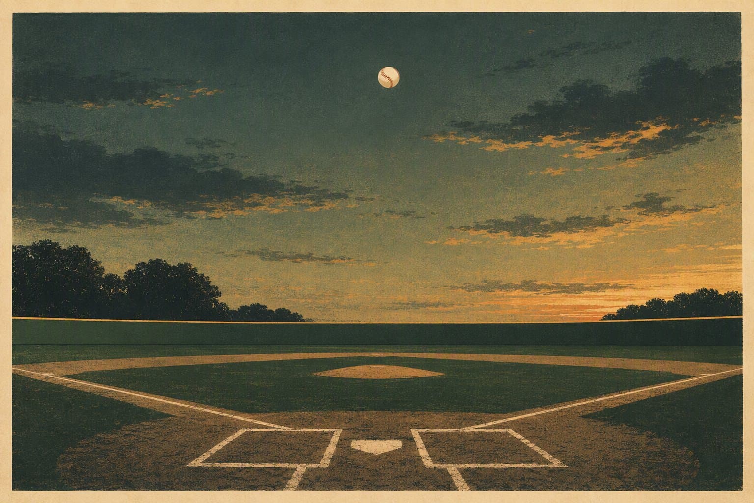 dominant baseball victory - illustration, Jake Team LLC