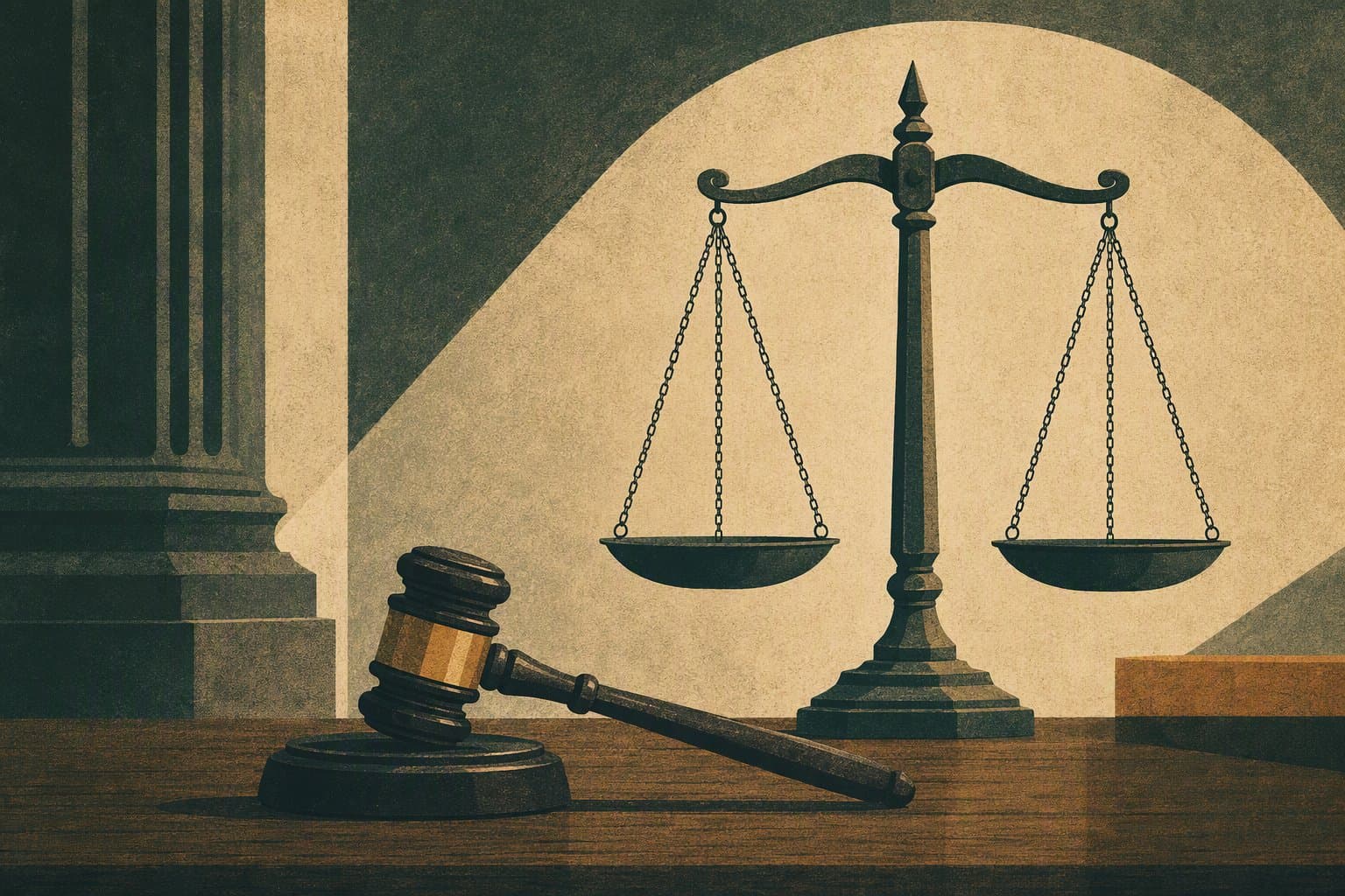 justice inquiry - illustration, Jake Team LLC