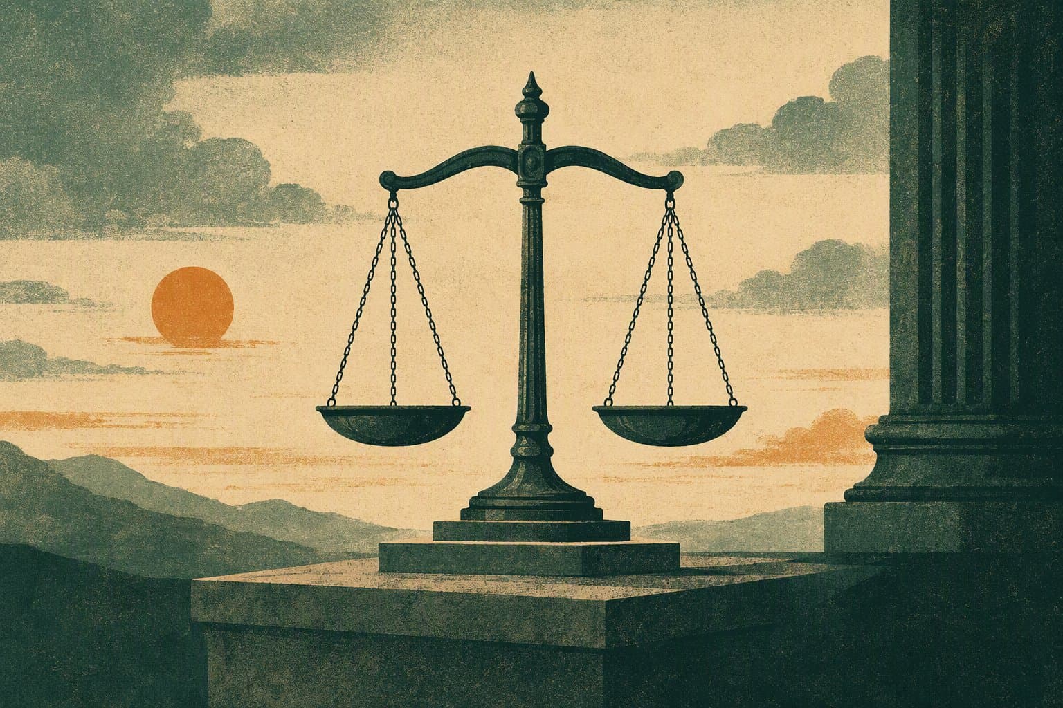 justice inquiry - illustration, Jake Team LLC
