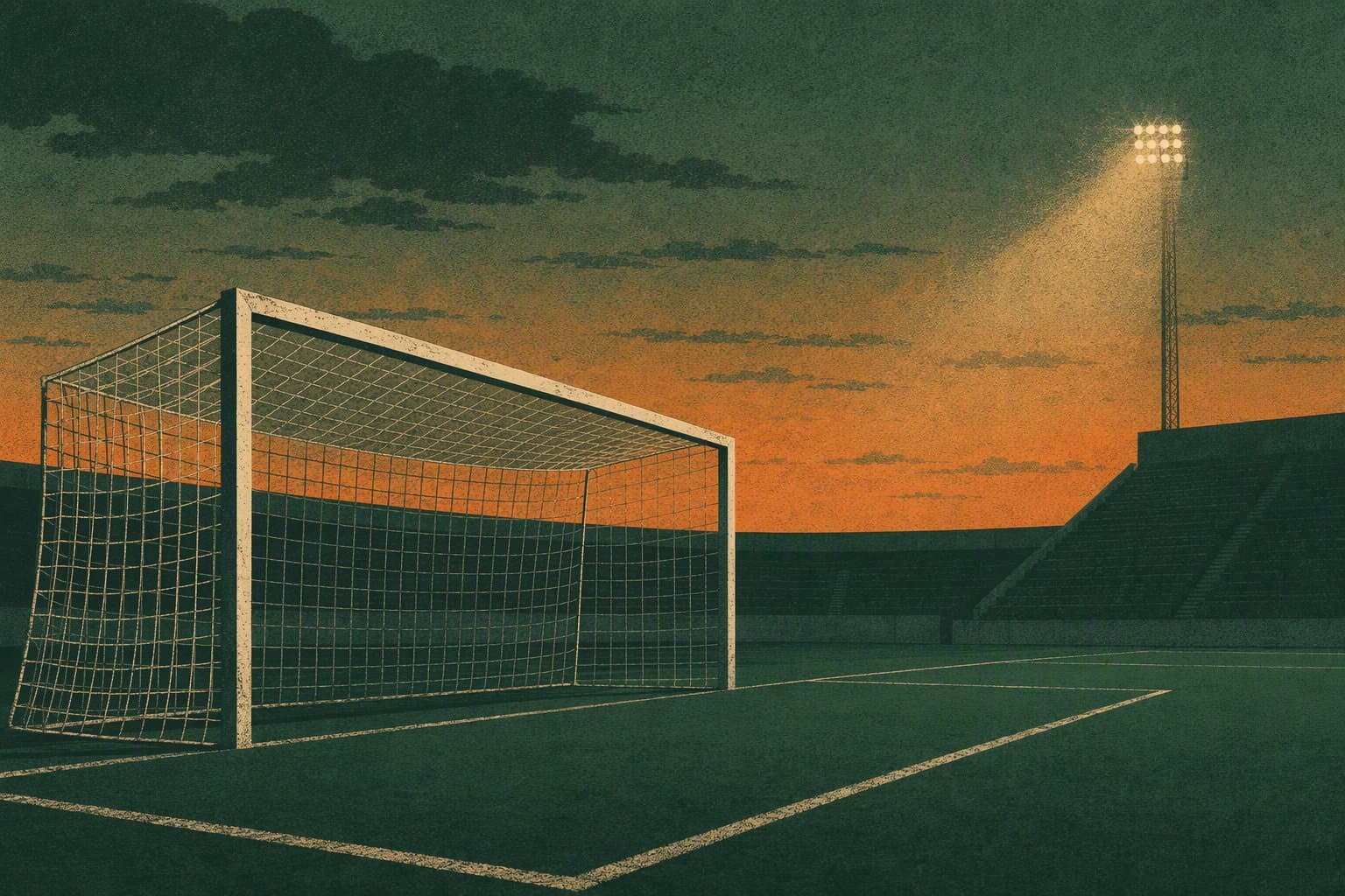 Soccer stalemate - illustration, Jake Team LLC