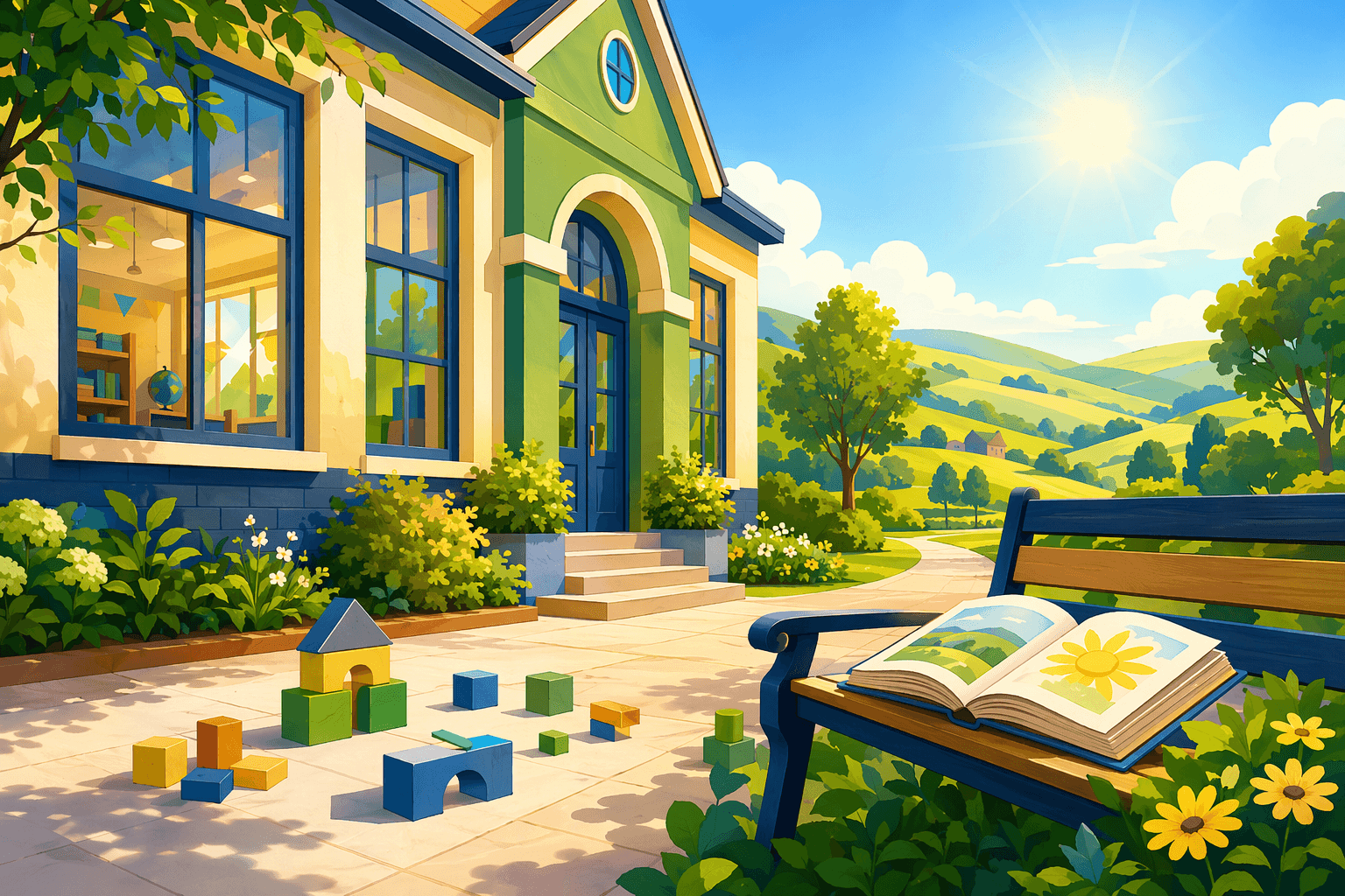 School Camps - illustration, Jake Team LLC