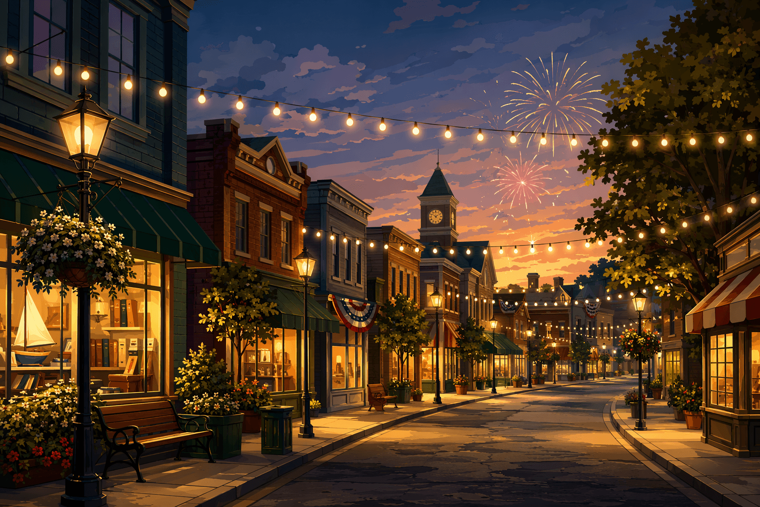 Town anniversary - illustration, Jake Team LLC