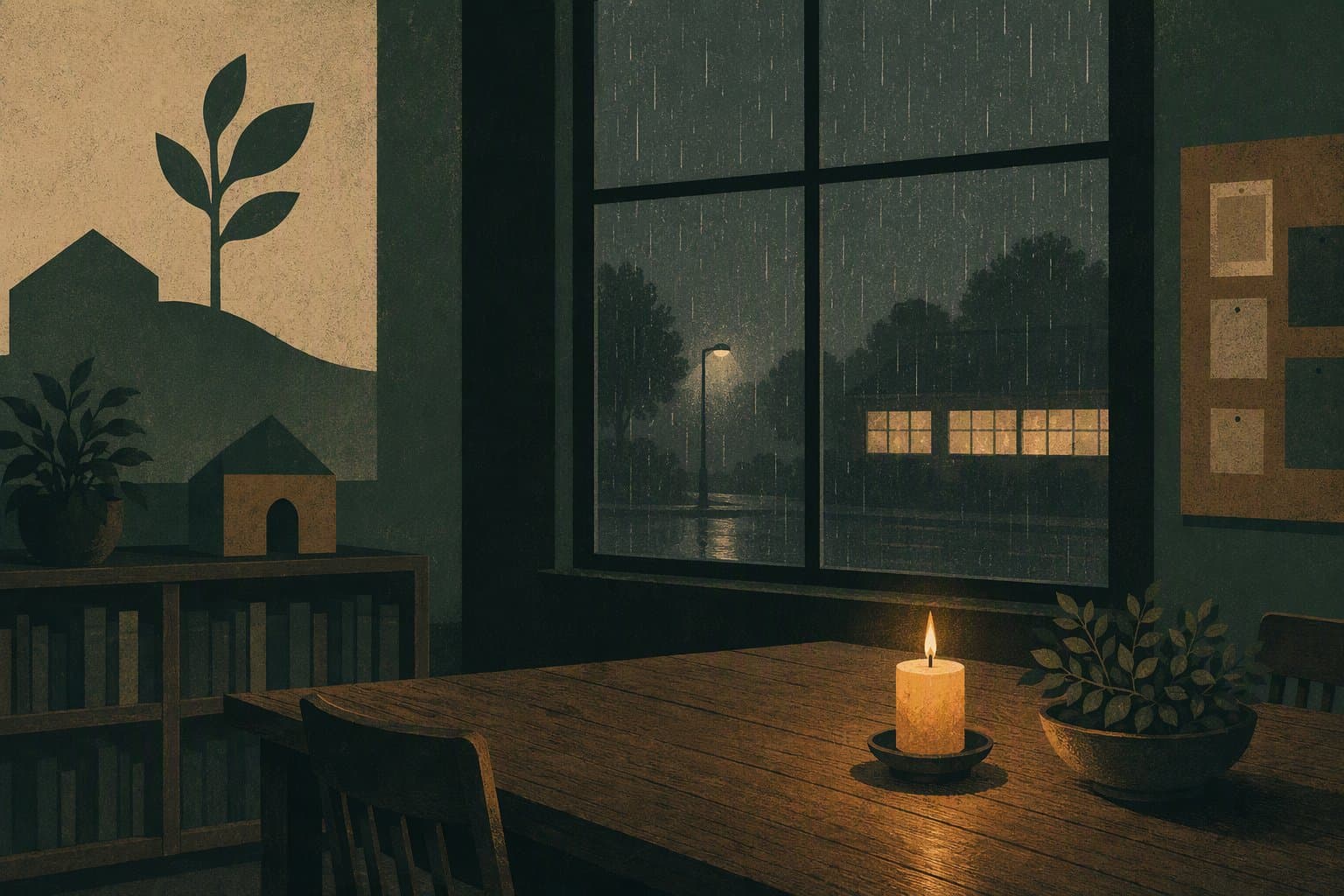 Community Vigil - illustration, Jake Team LLC