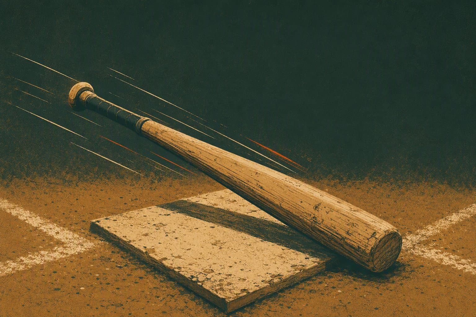 Clutch Hitting - illustration, Jake Team LLC