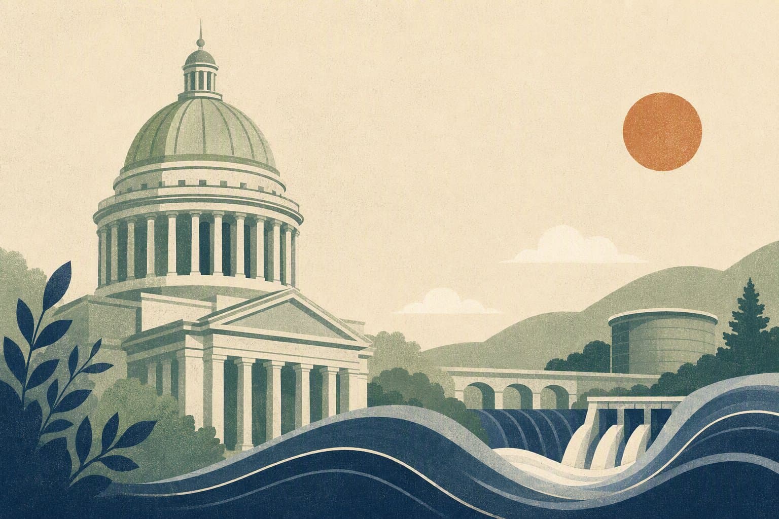 Civic Water Partnership - illustration, Jake Team LLC