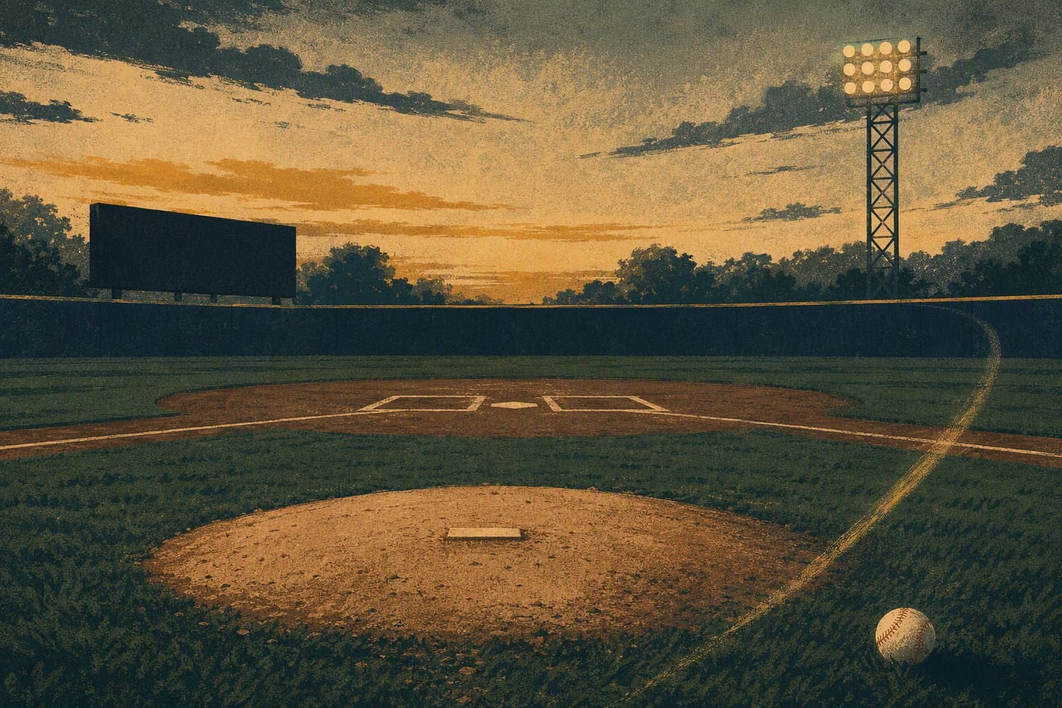 Baseball Comeback - illustration, Jake Team LLC