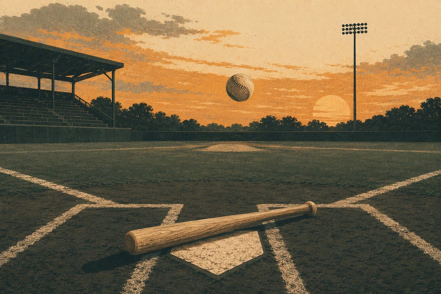 Baseball Victory - illustration, Jake Team LLC
