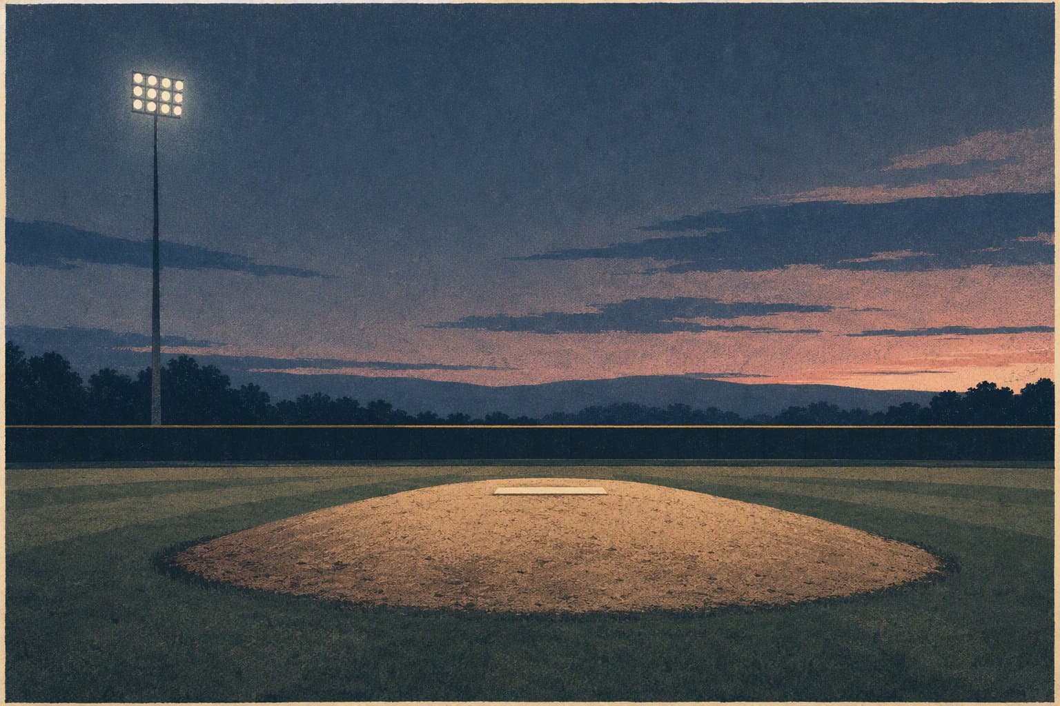 pitcher's mound - illustration, Jake Team LLC