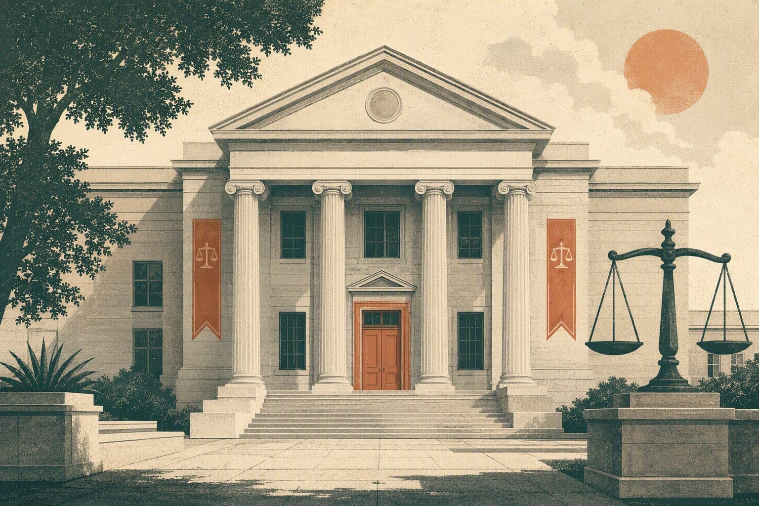 Justice and Order - illustration, Jake Team LLC