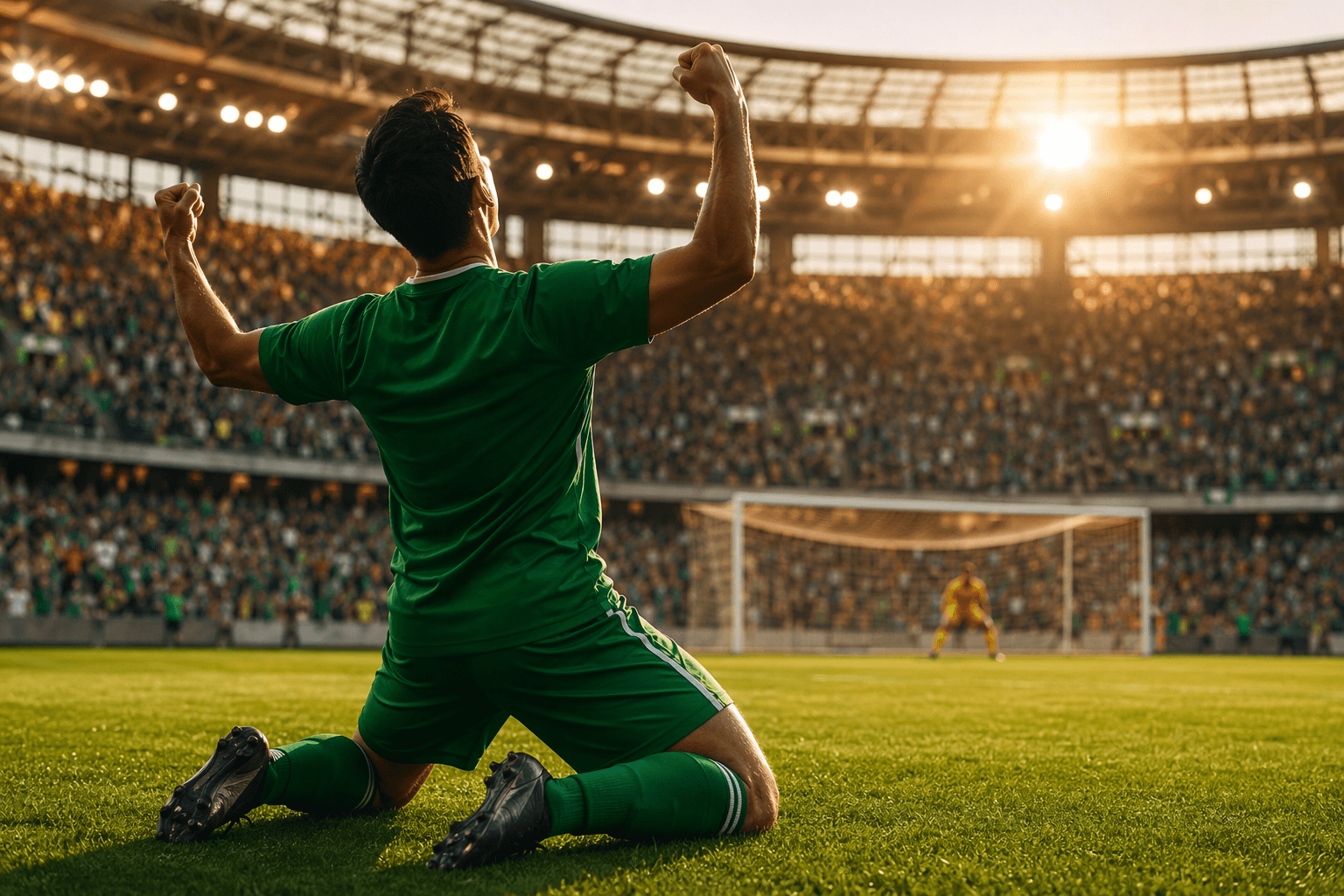 soccer victory celebration - illustration, Jake Team LLC