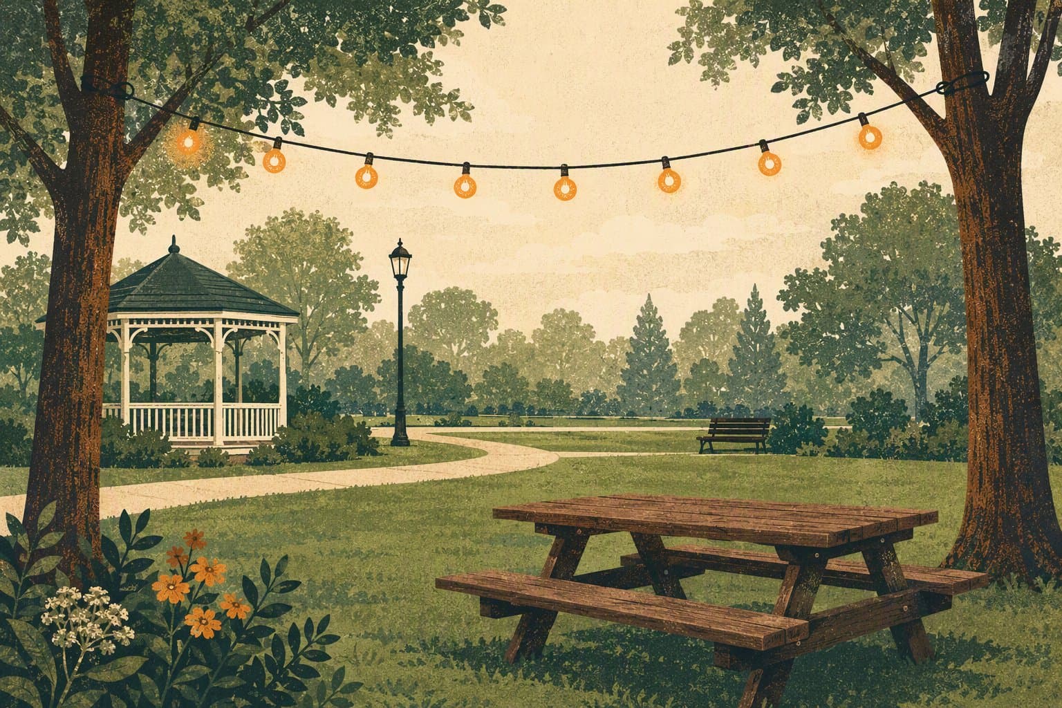 Community Park Vision - illustration, Jake Team LLC