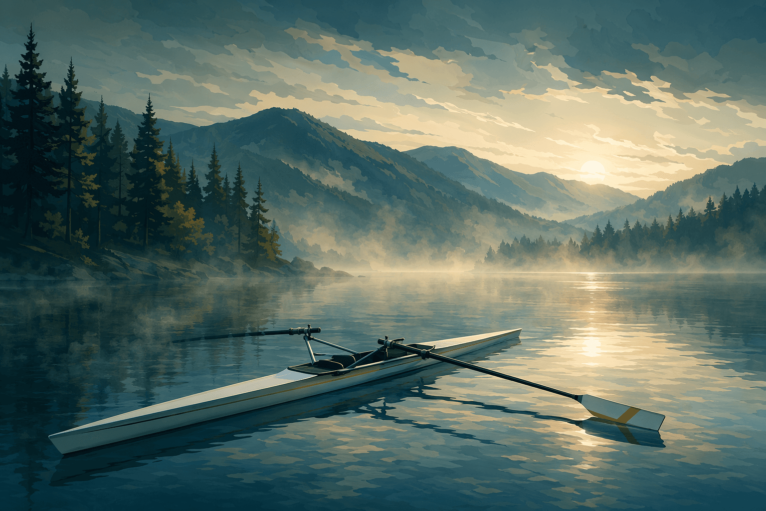 Rowing championship - illustration, Jake Team LLC