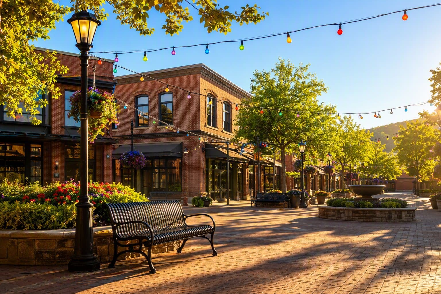 Pleasanton town square - illustration, Jake Team LLC
