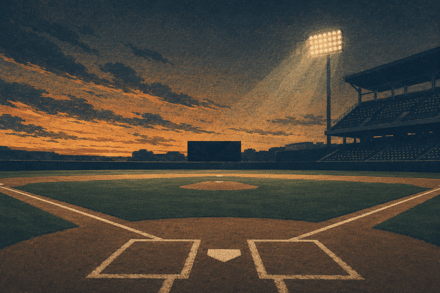 late innings victory - illustration, Jake Team LLC
