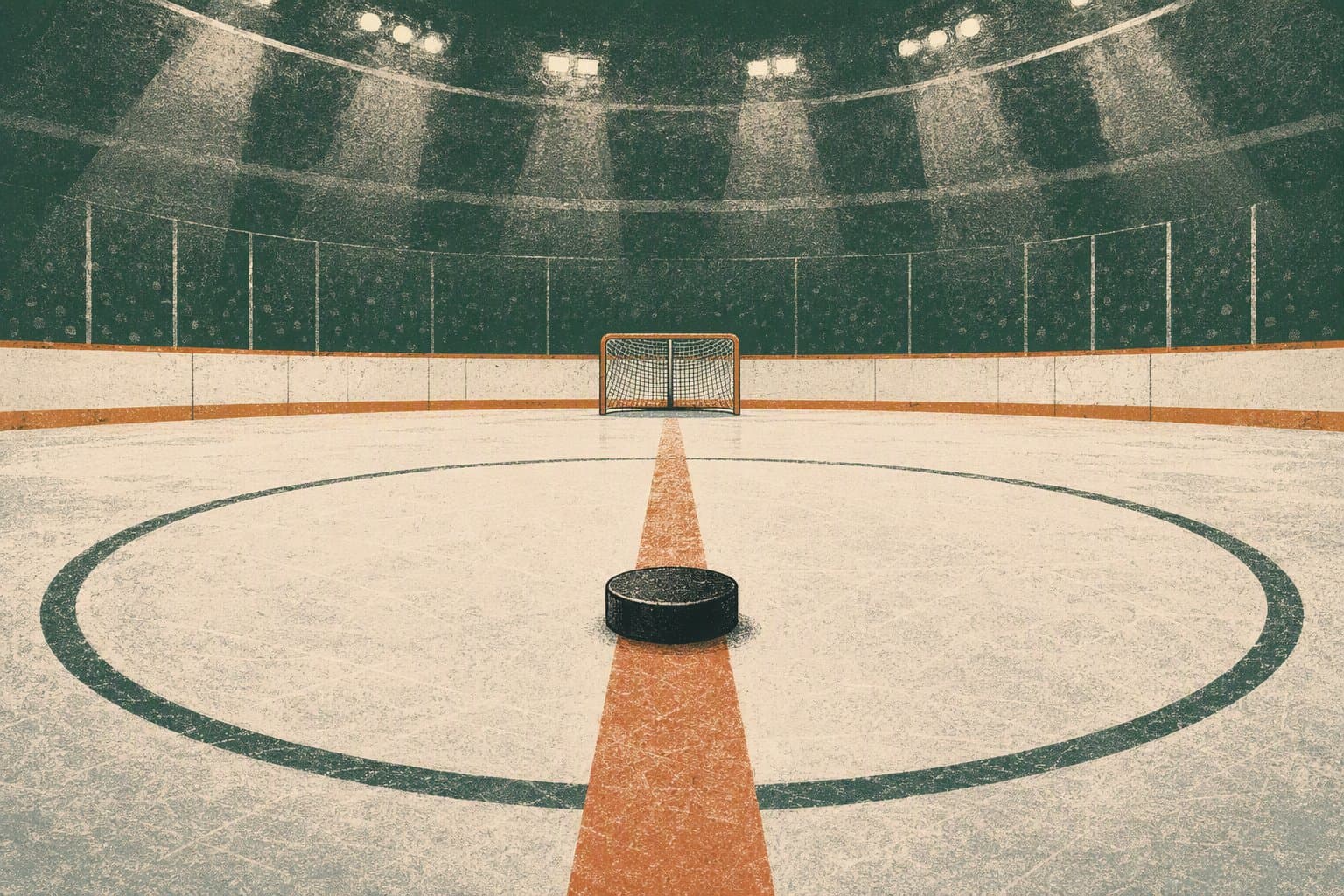 Overtime hockey victory - illustration, Jake Team LLC