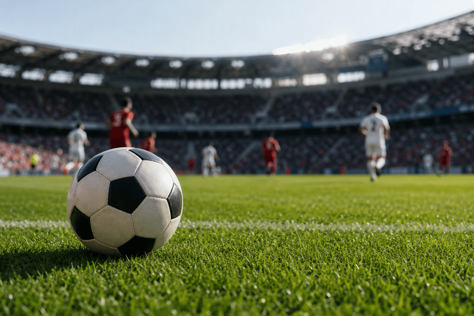 Soccer Match Action - illustration, Jake Team LLC