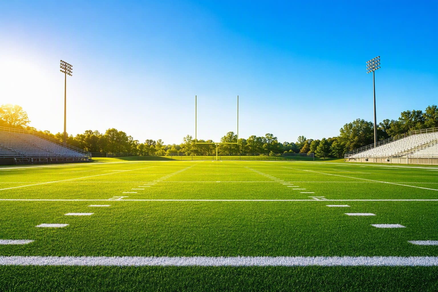 Empty stadium turf - illustration, Jake Team LLC