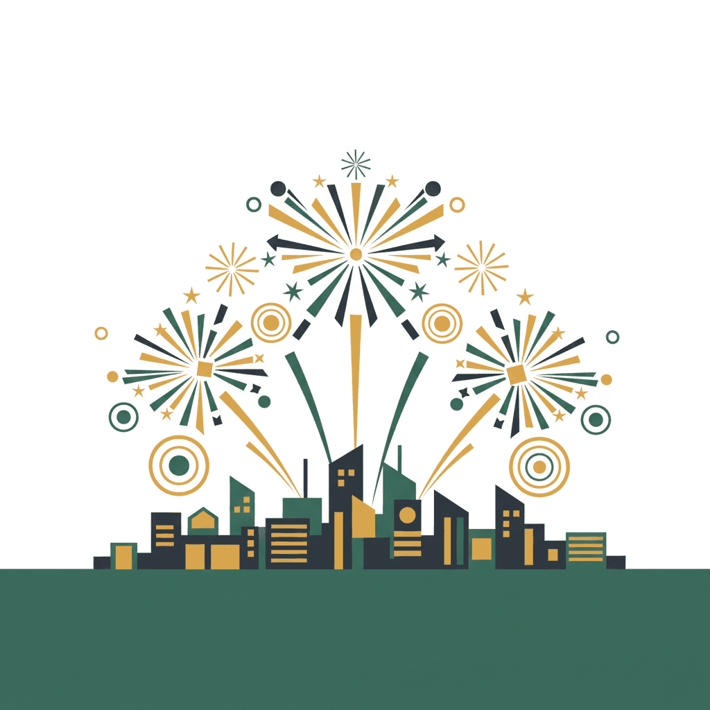 Community celebration - illustration, Jake Team LLC