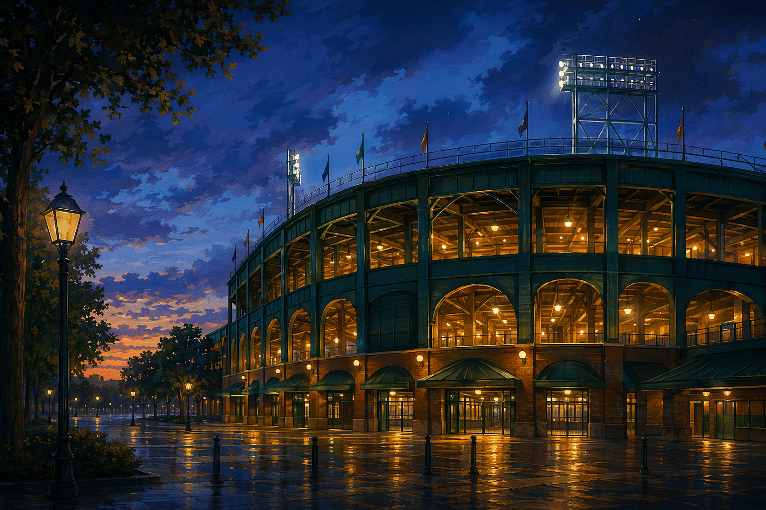 Baseball game - illustration, Jake Team LLC