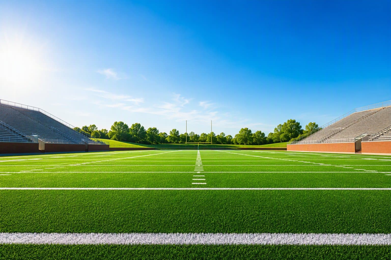 Empty football stadium - illustration, Jake Team LLC