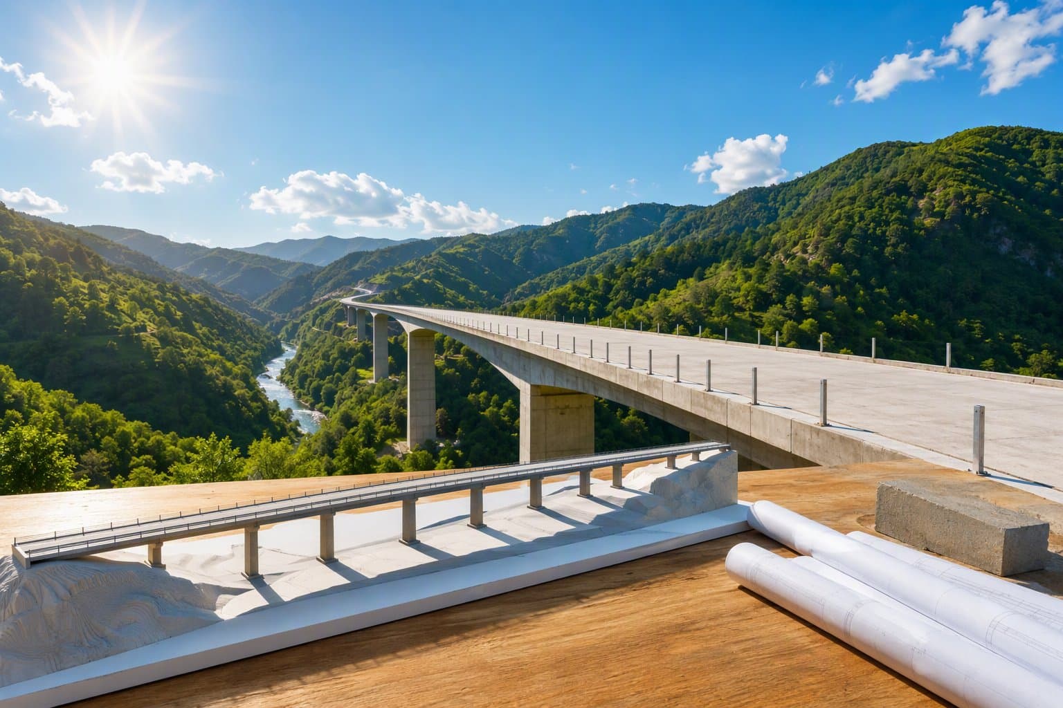 Bridge Construction - illustration, Jake Team LLC