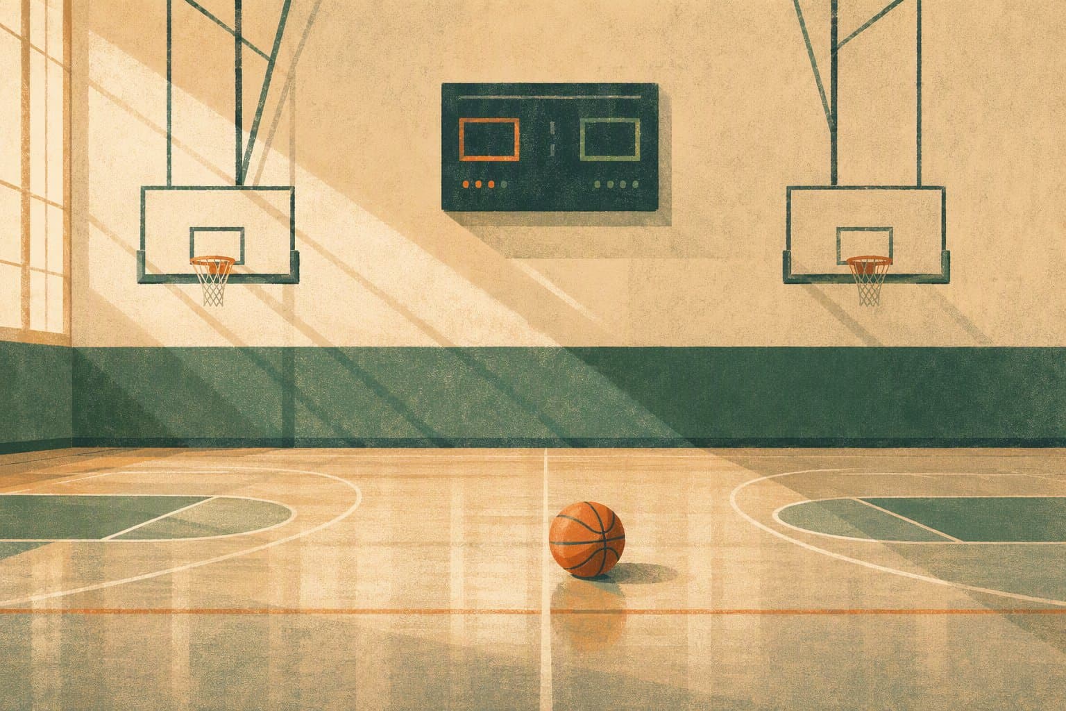 Basketball Victory - illustration, Jake Team LLC