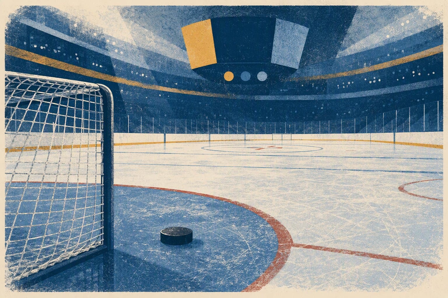 Hockey Game - illustration, Jake Team LLC