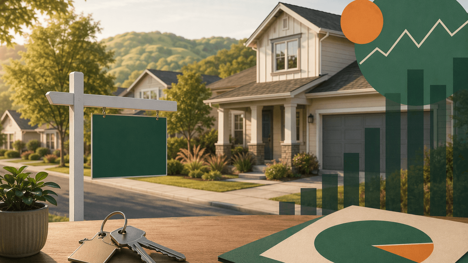 Pleasanton housing market. Illustration: Jake Team LLC