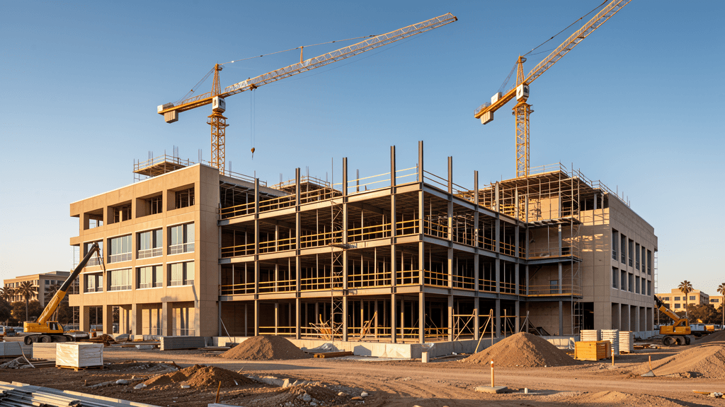 Hospital seismic construction — illustration, Jake Team LLC