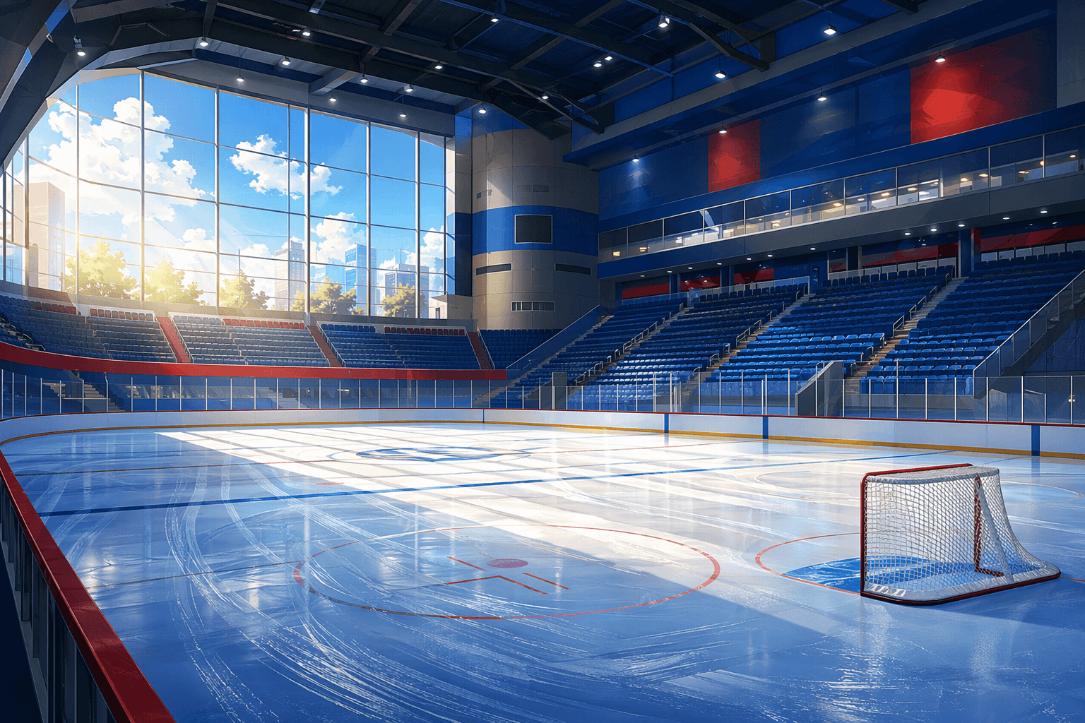 Ice arena - illustration, Jake Team LLC