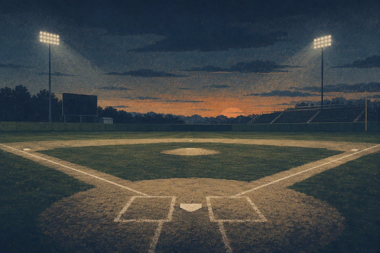 baseball field - illustration, Jake Team LLC