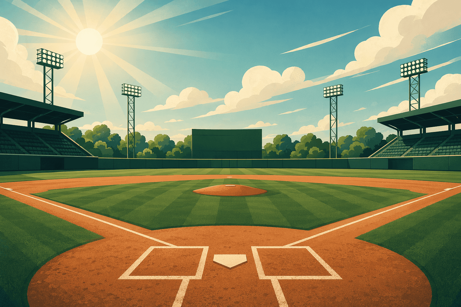 Baseball game - illustration, Jake Team LLC