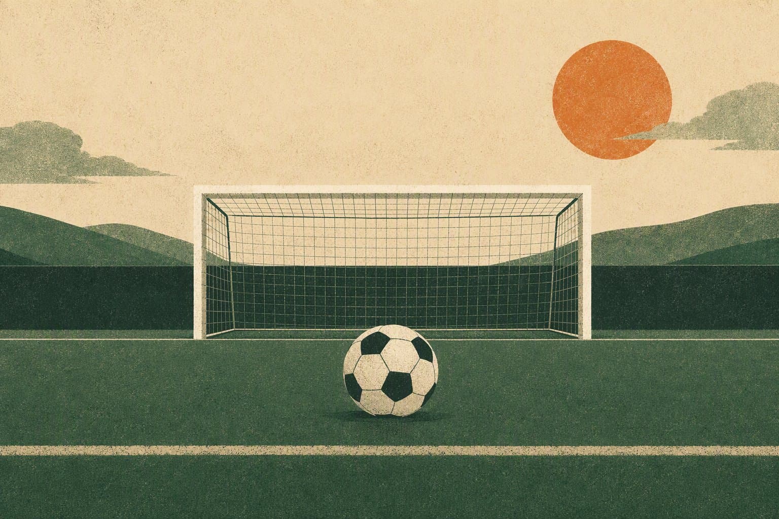 soccer match draw - illustration, Jake Team LLC