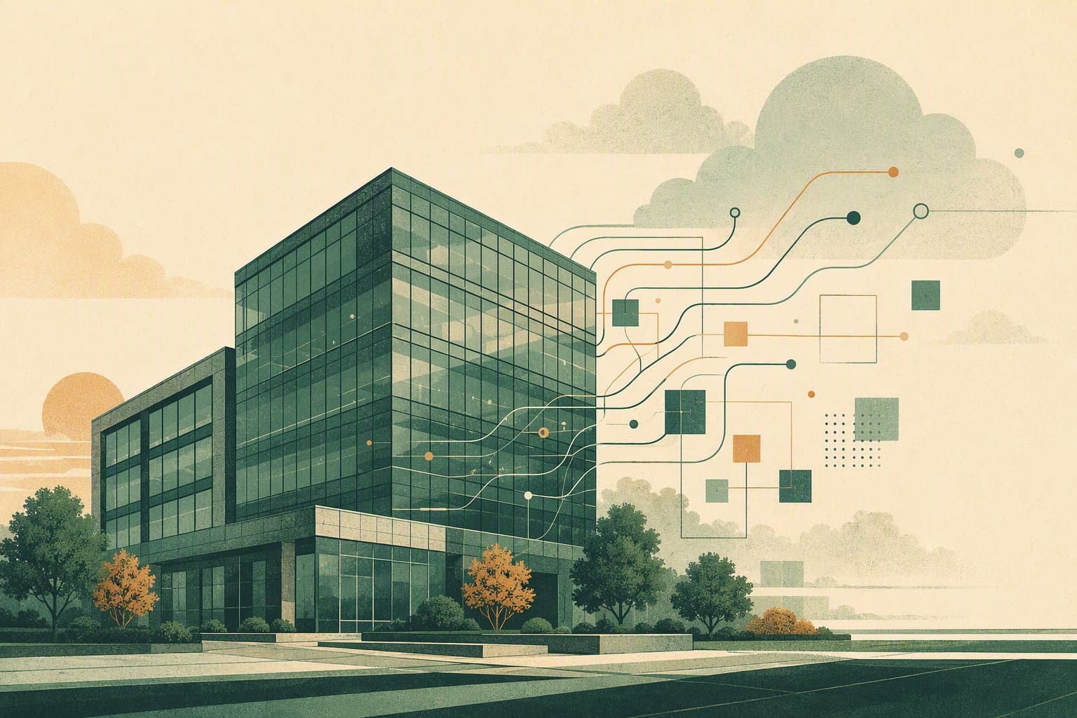 pharma tech partnership - illustration, Jake Team LLC