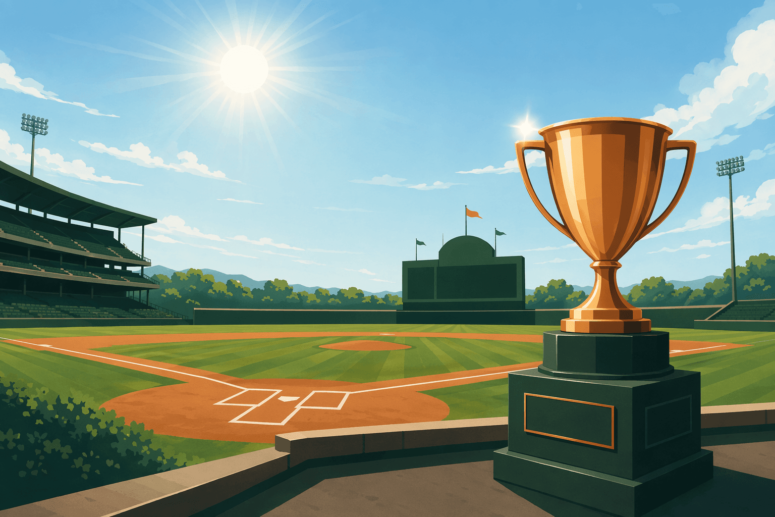 Baseball Victory - illustration, Jake Team LLC